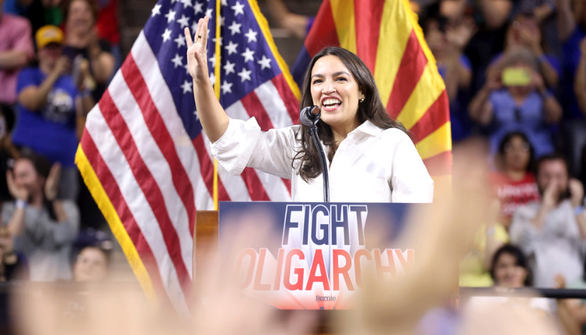 AOC rally