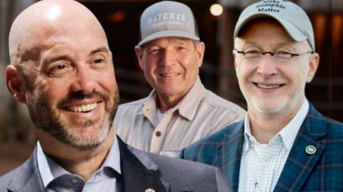 Johnny Garrett, Charlie Hatcher, Brent Taylor