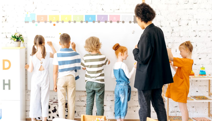 Students in classroom