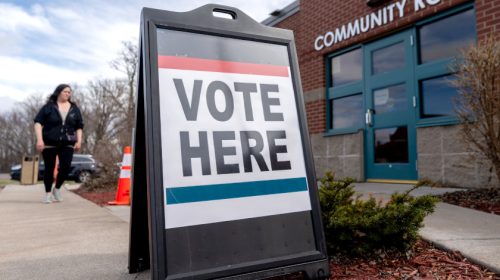 vote sign