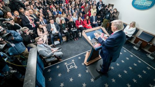 Trump speaking