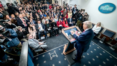 Trump press room