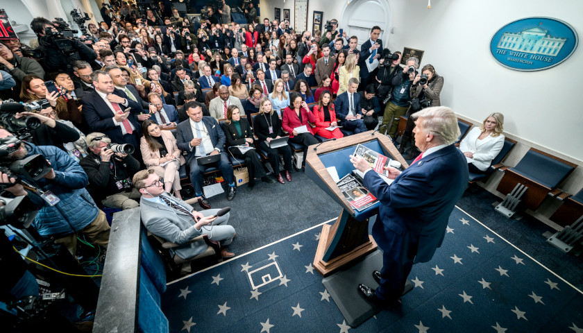 Trump press room
