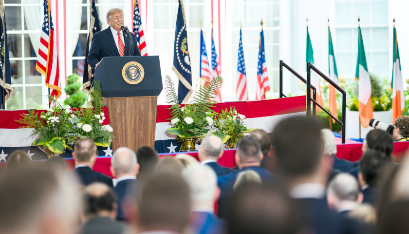 Trump speaking