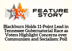 TSNN Featured: Blackburn Holds 11-Point Lead in Tennessee Gubernatorial Race as Voters Highlight Concerns over Communism and Socialism: Poll
