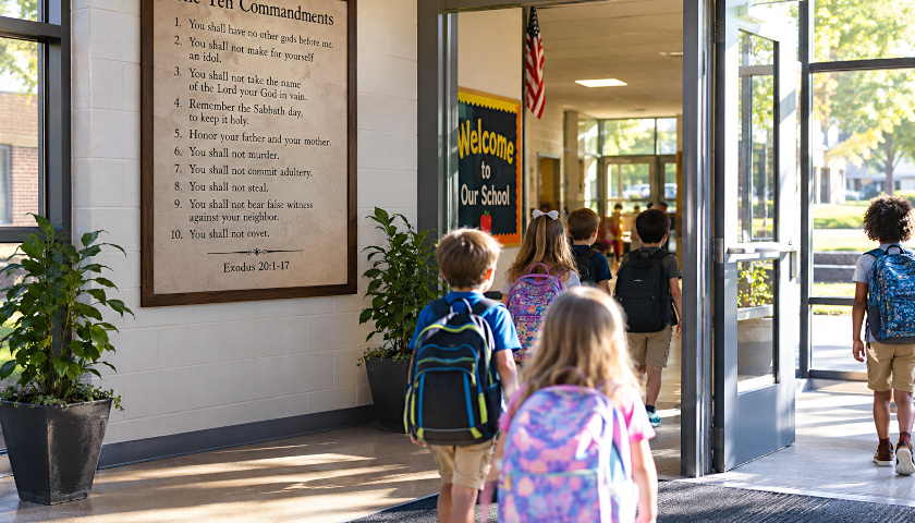 School Day w Ten Commandments