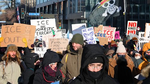 Ice Out protest
