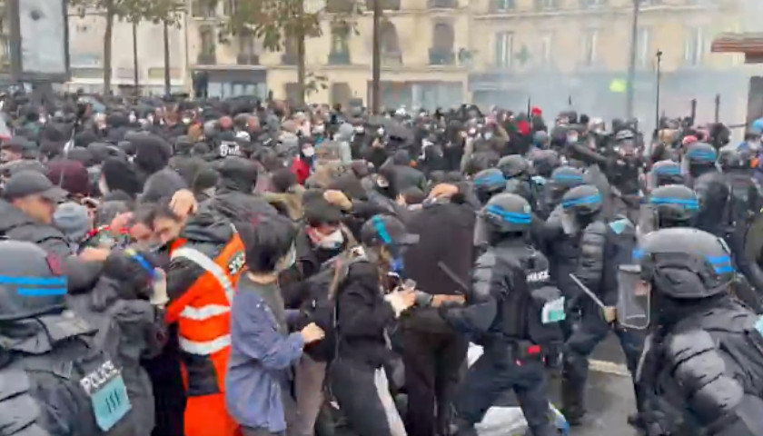 French protest