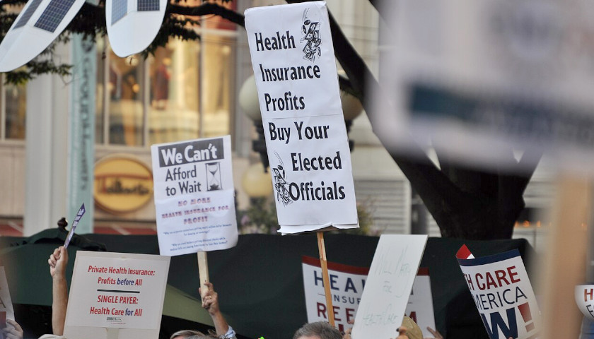 healthcare protest