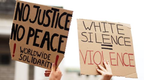 left wing protest