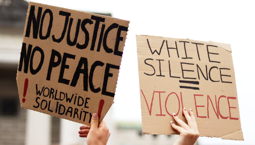 left wing protest