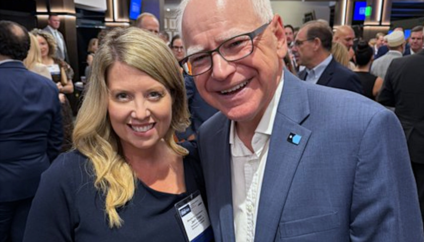 Jerri Green and Tim Walz